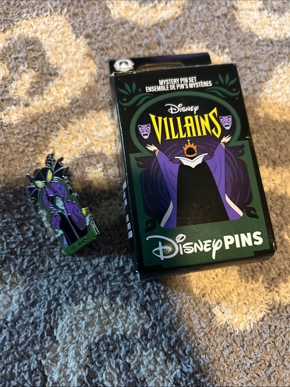 Disney Villains Mystery Pin Set-Maleficent